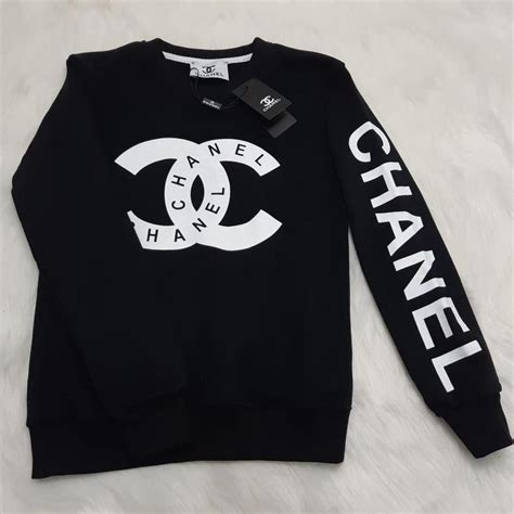 chanel sweatshirt buy|authentic chanel logo sweater.